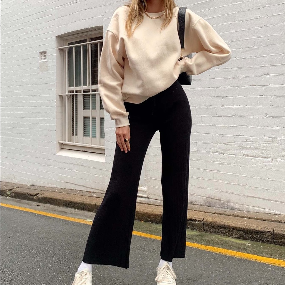 Princess Polly black flare pants